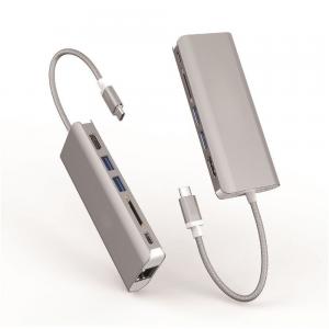 USB 3.1 Type C USB-C Multiple 3 Ports Hub with Ethernet Network LAN Adapter