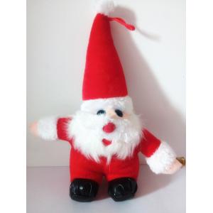 Stuffed Christmas Gift Santa Claus RED Toy With Hat White Beard With Bell Hanging GIFT Present For KIDS Children
