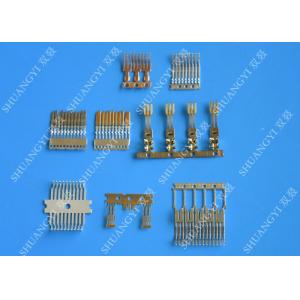 China Low Breaking Capacity Wire Crimp Terminals , Electrical PCB Automotive Fuse Box Terminals supplier