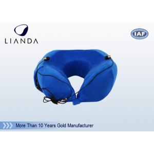 China Customized Travel Neck Pillow Patented With A Pocket At One Side For Mobile Phone supplier