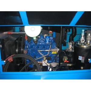 Movable Portable Air Compressor Diesel Engine / Towable Diesel Compressor