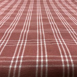 yarn dyed Weave  59" 135gsm Check And Stripe Fabrics Red Gingham Material