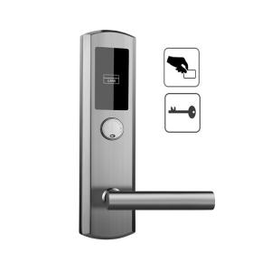 Sus304 Hotel Key Card Door Entry Systems RFID Hotel Card Reader Door Locks