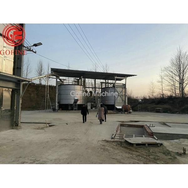 China tanque de fermentação aeróbio da biomassa da máquina da produção do adubo do adubo de 280M3 SUS304 supplier