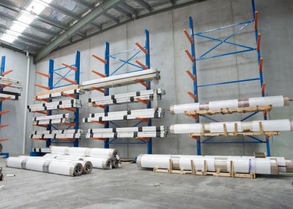 Heavy Duty Cantilever Pipe Storage Racks Adjustable With Q235B Steel Material