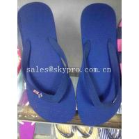 China Blue Orange Green Pink Printing OEM Foam Slippers Uniex Plus Size EVA Flip Flops on sale