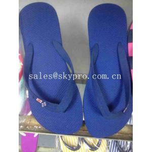 China Blue Orange Green Pink Printing OEM Foam Slippers Uniex Plus Size EVA Flip Flops supplier