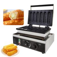 China Non-stick Coated Electric Corn Hot Dog Waffle Maker with 6 Sticks Easy Operation on sale