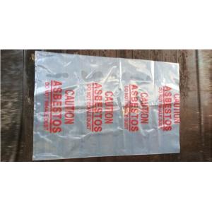 PE packing bag for Asbestos fibers, large size thicker LDPE asbestos remove bags, Large Asbestos Waste Removal Bags, pac