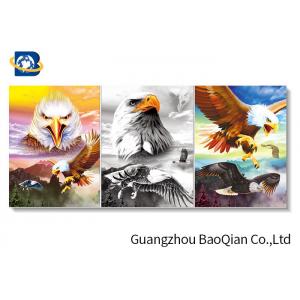 Vivid High Definition Creative Design 3d Picture Of Eagle , Customized Printing Service