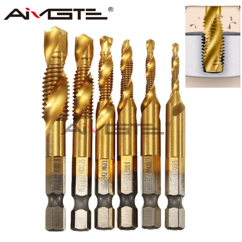 China Fabricant de forets HSS Ensemble de forets et tarauds combinés métriques Hss 6542/M2 pour métal supplier