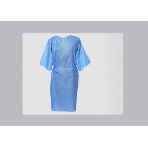 Fluid Resistant Disposable Doctor Gown 30gsm 50gsm For Health Center