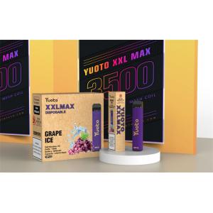 China grapes flavor Yuoto xxl Max 3500 Puffs Disposable Vape electronic cigarett  Mesh Coils Leather Surface 9ml supplier