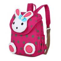 China Promotional Kid Canvas Backpack School Bag Washable And Large Capacity on sale