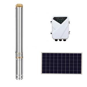 45 Meters Head 1700l/H Dc Submersible Well Solar Water Pump For Agriculture