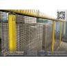 Anti climb and cut green powder coated Hight Security 358 Welded Mesh Fencing