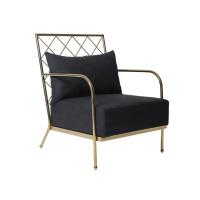 China European Style Modern Design Furniture Gold Frame Lounge Chair on sale