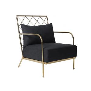 China European Style Modern Design Furniture Gold Frame Lounge Chair supplier
