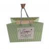 Eco - Friendly Paper Printing Services Paper Carrier Bags With Twisted Handles