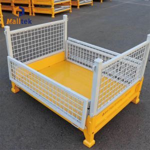 China Customize Stacking Wire Mesh Cage With Heavy Duty wholesale