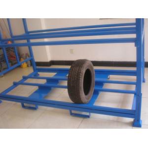 China Double layers tire storage folding rack supplier