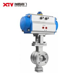 China Manual Driving Mode Pneumatic/Electric V-Type Ball Valve VQ641Y for Initial Payment supplier