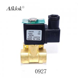 China Normally Closed High Pressure Air Solenoid Valve 16 Bar For Gas With G Thread supplier