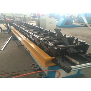 China 7 Rolls Door Frame Roll Forming Machine , 20m/ min Steel Door Frame Machinery supplier