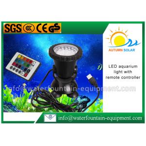 LED Color Changing Submersible Aquarium Light , Fountain Light With Remote Controller