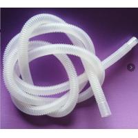 China Nontoxic Transparent Corrugated Flexible Tubing EVA / PE Medical Hose Type on sale