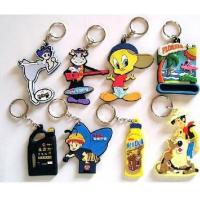 China Customized PVC 3D Molding Silicone Rubber Keychain on sale