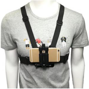 Rotatable Smartphone Chest Mount Harness Strap Holder