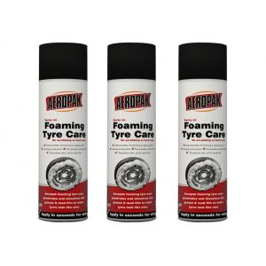 China ROHS Certificate Tyre Foam Spray Non Toxic For Dirt And Gum APK-8307 supplier