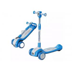 Flashing PU Wheel Kids Outdoor Entertainment Mini 3 Wheel Kick Scooter For Children