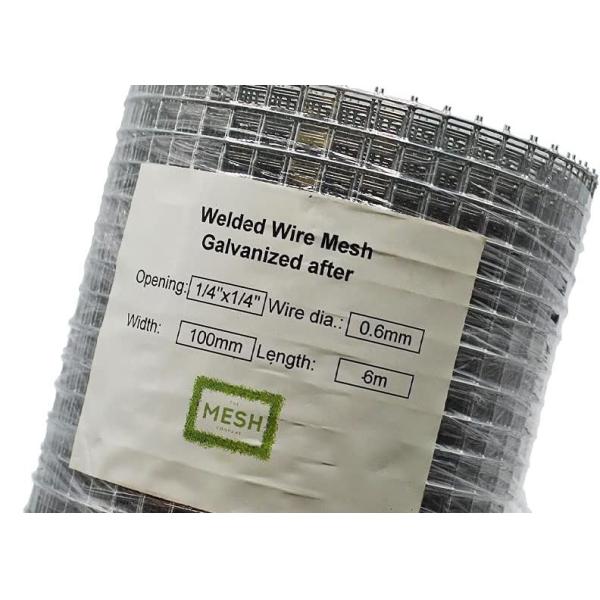 Rodent Proofing Wire Mesh - 6m x 100mm 304 Stainless Steel Mesh Blocks Rats, Mice, Mouse, Squirrel & Bird Access Pest