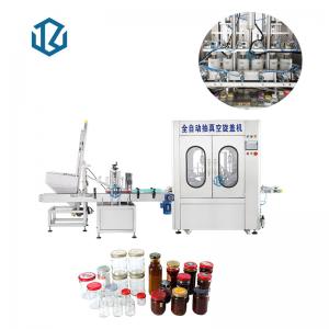 China Glass Bottle Jar Vacuum Capping Machine For Food Sauce Jam supplier