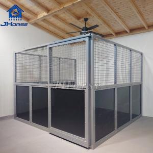China Prefabricated  HDPE Classic Equine Horse Stall Panels Horse Stable Sliding Door supplier