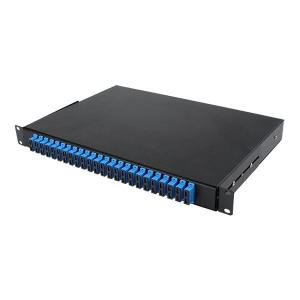 China Indoor Fiber Optic Patch Panel For Data Communications Networks Compact Size supplier