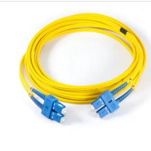 LAN / CATV Fiber Optic Patch Cord , SC-SC Duplex 2.0mm 3.0mm SM PVC Cable