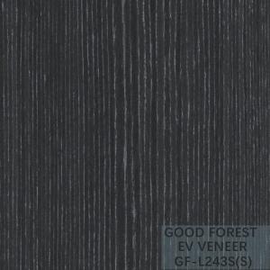 EV Reconstituted Ebony Veneer Silver Glitter Wood Grain Veneer Sheets FSC