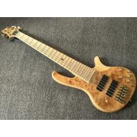 China 6 Strings Electric Bass Guitar Maple Body Active pickups Bass Guitar Music instruments on sale