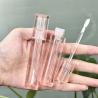 Tubos de labios de plástico transparentes cuadrados, todos claros, contenedor vacío
