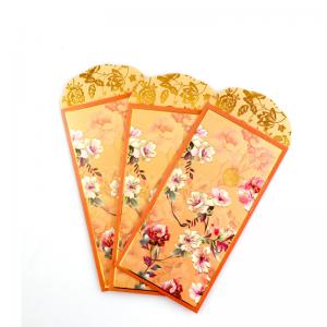 150gsm Money Gift Envelopes Yellow Fancy Paper Color Printing Ang Bao Envelop
