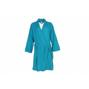 Daily Casual Stockpapa Blue Ladies Fleece Dressing Gowns 100% Polyester
