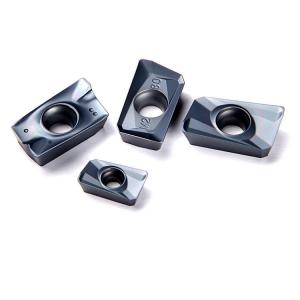 Tungsten Carbide Indexable Cutting Inserts High Feed High Speed For Steel