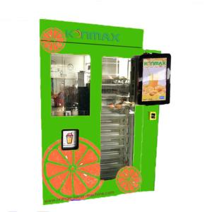 China Juice Vending Machine With Self anaranjado recientemente exprimido limpio supplier