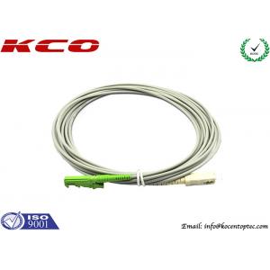China Rodent-resistant E2000 to SC simplex armored fiber optic patch cables armoured cord jumper supplier