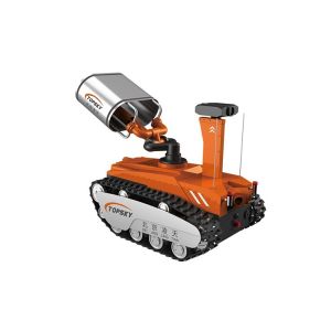 China Remote Control Fire Rescue Robot Fire Fighting Robot With Medium Multiple Foam Gun on sale