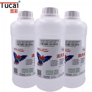 China 1000 Ml/Bottle Solvent Ink Cleaning Solution Water Based Cleaning Liquid For Epson DX5 DX6 supplier