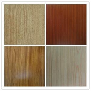 China PVDF coating Curtain wall Aluminum Composite Panel Wood grain up to the length of 6000mm supplier
